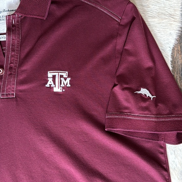 Tommy Bahama Texas A&M Polo Shirt, Aggies!! - Picture 2 of 6
